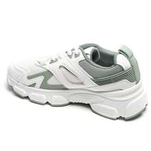 Fashionable Casual Breathable Thick Sole Sneakers - Green - View 3