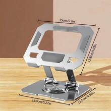 Laptop Stand Aluminum Alloy Metal Rotatable Foldable Notebook Bracket Phone Plate Support Base Computer Accessories