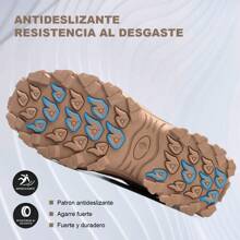 Botas De Seguridad Para Hombres Tenis De Seguridad Industrial Casual Industrial Antiderrapantes - Marrón - Ver 7