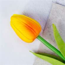Bouquet de fleurs artificielles de tulipe, décoration pour le salon, arrangement floral de table