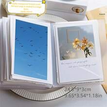 A6 Storage Folder, Sticker Collection Photo Album Organizer Sheet Book Accessories For Label Storage Plan Sticker Organizer Recipe Card Back To School Gift - Clear - View 6