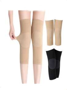 1Pair Of Breathable Nylon Knee Pads For Joint Protection Ultra-Thin Leg Knee Pads Same Style For Men And Women Gym Accessories Knee Support Sports Knee Pads Gym Knee Pads - Multicolor - View 1