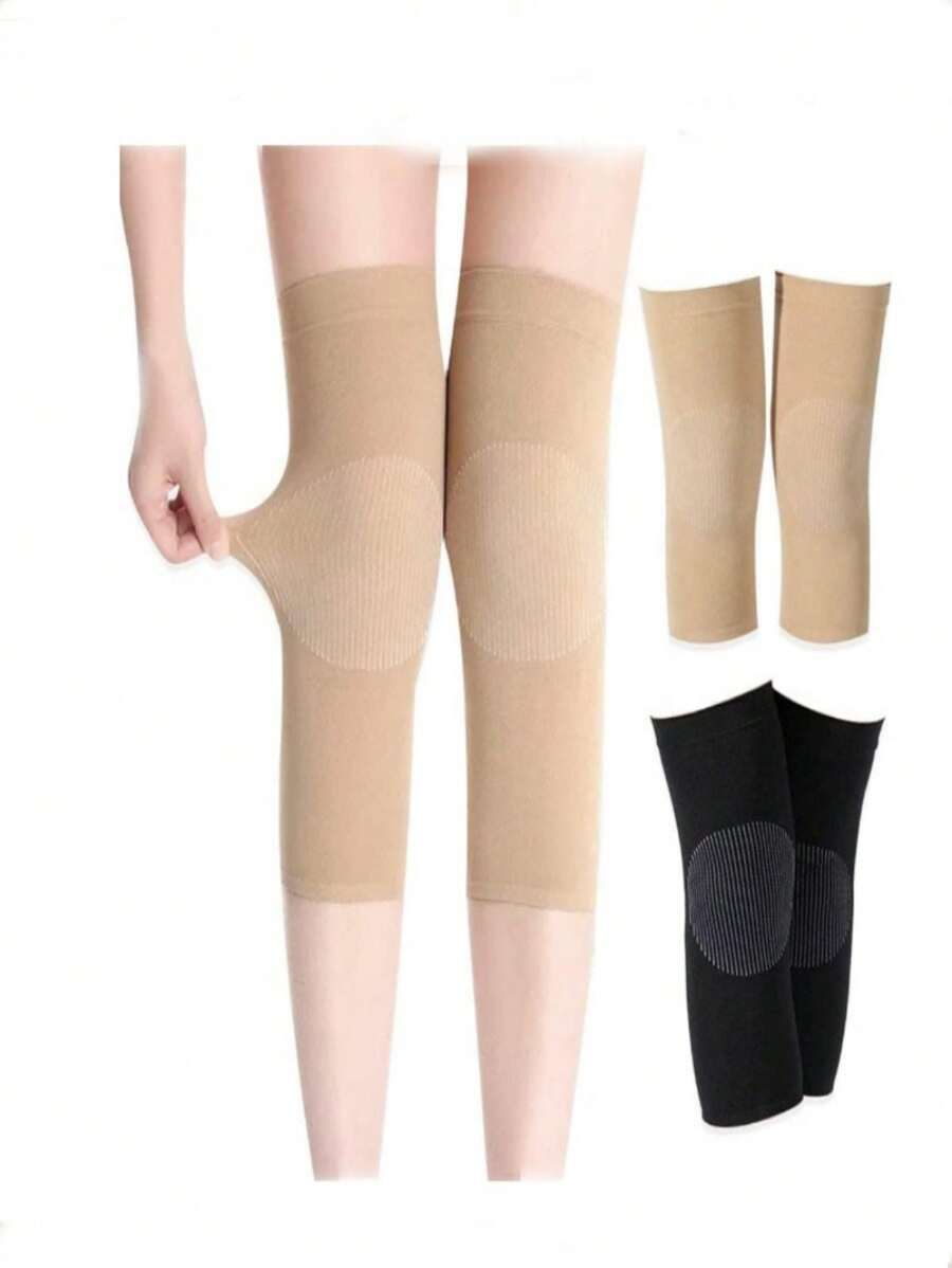 1Pair Of Breathable Nylon Knee Pads For Joint Protection Ultra-Thin Leg Knee Pads Same Style For Men And Women Gym Accessories Knee Support Sports Knee Pads Gym Knee Pads - Multicolor - View 1