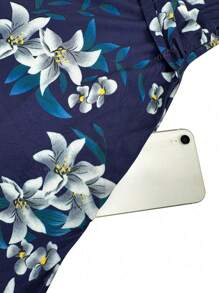 Women's Elegant Deep V-Neck Dress With Pockets