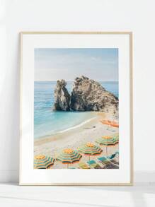 Amalfi Coast Prints,Mediterranean Wall Art, Positano Wall Set, Coastal Italy Photography, Italian Beach Poster, Suitable For Living Room Bedroom Dining Room Decoration, Spring Decoration,No Frame