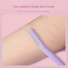 6/12/24pcs Eyebrow Razor Set, Face Shaver For Women, Eyebrow/Facial Shaving, Removes Peach Fuzz And Leaves Skin Smooth - Multicolor - View 6