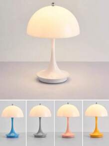 LED Orange Home Decorative Table Lamp For Bedroom, Living Room, Birthday Gift, Restaurant, Office Decorative Lighting, Touch 3 Colours Light Change, Rechargeable Outdoor Camping, Easy To Carry.