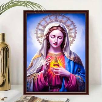 1 件精美 5D 钻石画套件，DIY 手工艺品，优雅的房间装饰，休闲和缓解压力，完美的点画效果，初学者的理想礼物