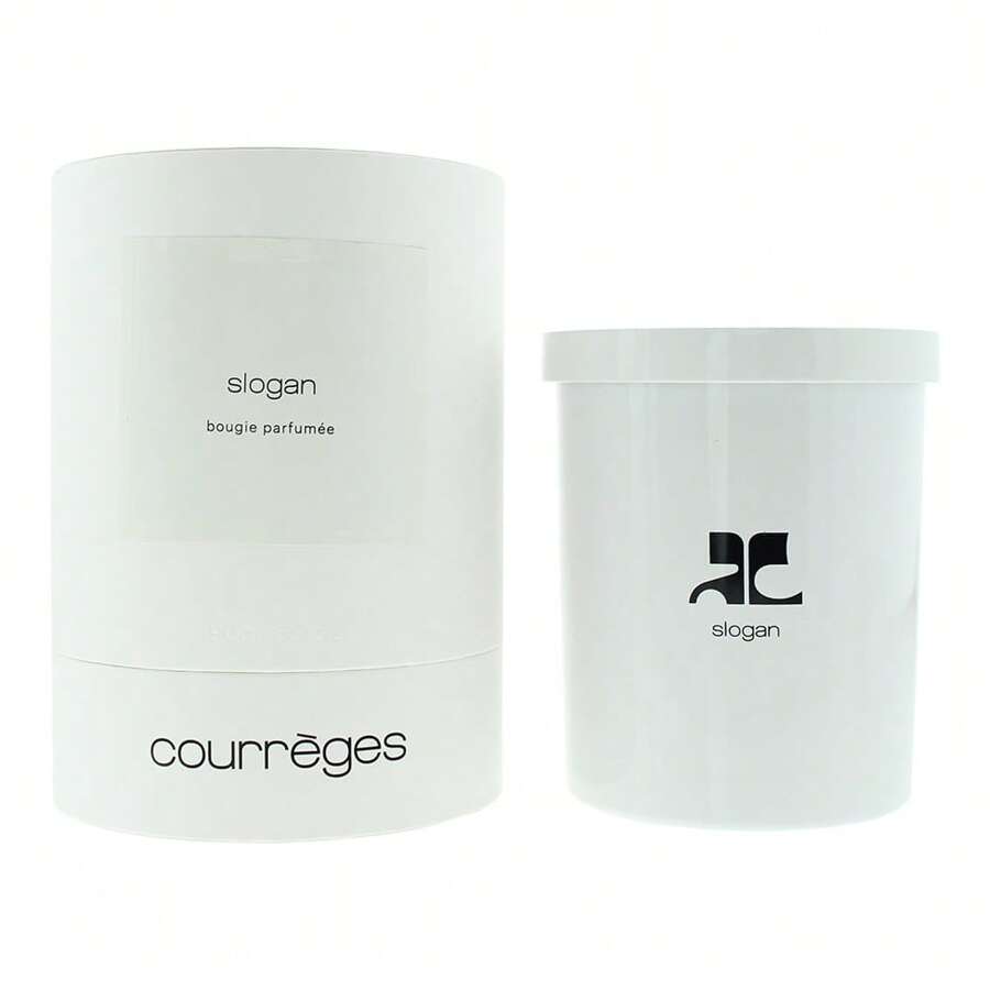 Courrèges Courreges Slogan Candle 190g - White - View 1
