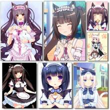 1pc Vanilla Anime Canvas Painting Cafe Bar Room Wall Decor Unframed