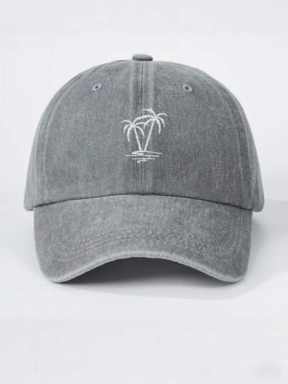 Bonés de beisebol unissex com estampa de coqueiro, chapéu snapback para mulheres e homens, primavera/verão, chapéus casuais ajustáveis para atividades ao ar livre, chapéu protetor solar