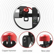 Aluminum Alloy Handlebar Bell Compatible With Xiaomi M365/1S/Pro Electric Scooter, Loud & Clear Ringing Bicycle Bell Accessories