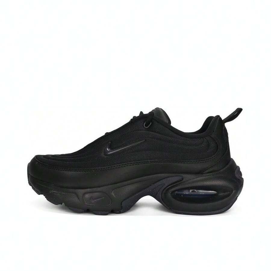 2025 女款 W NIKE AIR MAX PORTAL 滑板/复古运动鞋，低帮 HF3053-007 - 黑色 - 查看 1