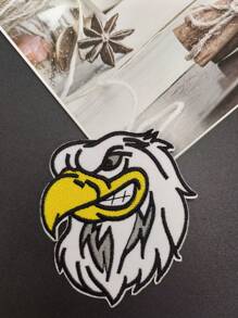 1pc Cartoon Embroidery Fabric Sticker, Eagle Micro Seal Sticker, Clothing Accessories DIY Patch Sticker, Can Be Sewn And Ironed