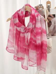 1 pièce Nouveau foulard dégradé balinais d'été pour femmes, foulard musulman fin et élégant pour les cheveux, écharpe longue pour la vie quotidienne, les voyages, la photographie, la protection solaire. Cadeau de festival familial