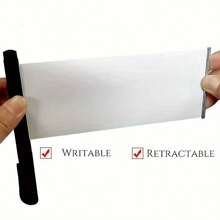 1 pieza Bolígrafo recargable con hoja de referencia retráctil, de material plástico, herramienta de escritura versátil para exámenes y notas - Multicolor - Ver 8