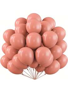 30pcs 10-Inch Retro Color Latex Balloons For Birthday, Wedding, Valentine's Day Party Decoration, Birthday Photography Props, Anniversary Party Decoration, Room Decoration, Indoor Decoration, Christmas