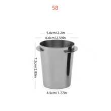 1pc Offee Dosing Cup Dose Cup Stainless Steel Coffee Machine Handle Dosing Cup Mug Coffee Powder Feeder Part For Milk Tea Shops Homes Coffee Shops - Multicolor - View 15