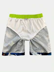 3 stuks/set jongens multi-color strand-, surf- en zwemshorts