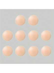 10 wielokrotnego użytku bezszwowych silikonowych osłonek na sutki - niewidoczne, samoprzylepne, antywypukłe nakładki na piersi dla kobiet - wygodne, oddychające i łatwe do czyszczenia akcesoria do biustonosza (2/10 szt.)