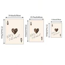 1/3 piezas de arte de pared con impresión en lienzo de estampado de leopardo/guepardo neutro, decoración vintage para dormitorio, sala de estar u oficina, póster chic y contemporáneo, arte de pared de bola 8 de suerte, regalo para ella, sin marco