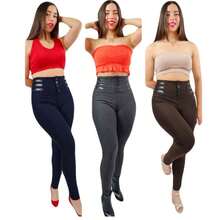 CUTE Women's Sexy Button Front High Waist  Pants Strappy Top Easter, Carnival, Music Festival, Afternoon Tea, Beach Cruise - 可可 - 查看 2