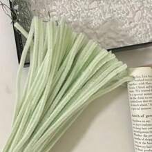 151Pcs St. Patrick's Day Macaron Green Pipe Cleaner Kit For Botanical Crafts & Shamrock Decor – St. Patrick's Day DIY Supplies With Flexible Chenille Stems, Sparkly Metallic Pipe Cleaners Bulk For St. Patricks Valentine's Handmade Christmas DIY Crafts