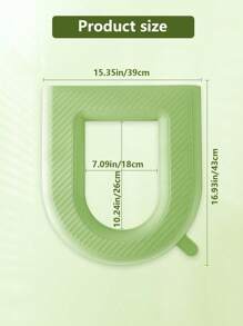 1 Piece Toilet Seat, Toilet Seat, Toilet Seat, Universal For All Seasons, Thickened EVA Seat For Home Use, Washable And Reusable Toilet Seat, Very Useful For Keeping Your Butt From Getting Cold