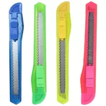 Set Of 12 Cutters With 9 Mm Blades In 4 Colors - Precision Tools For Precise And Durable Cuts - 彩色 - 查看 1