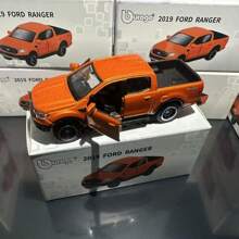 Burago Resmi Resmi Otentik 1: 64 Alloy Car Model Mercedes-Benz Cadillac Simulasi Koleksi Dekorasi Model Mobil Untuk Hadiah Ulang Tahun Natal Pria - 1:64 Ford RANGER Oranye - View 9