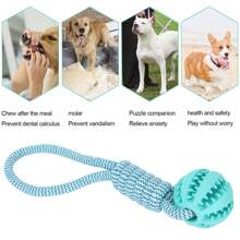 Touw Buiten Hondenliefhebber En Hondenmoeder Houden Van Kauwspeelgoed Katten/Hondenliefhebber Cadeau En Honden/Kattenmoeder Liefde Huisdierbenodigdheden Bal Met Trainingsfunctie Voor Hondenliefhebber En Hondenmoeder Liefde Tandheelkundige Gezondheid, Belgeluid Trekt Hondenliefhebber En Hondenmoeder Liefde Aandacht Rubberen Touw Met Bal Hondenliefhebber En Hondenmoeder Liefde Kauwspeelgoed, Tandenpoetsen En Traktatie Uitdelende Bal Touw Hondenliefhebber En Hondenmoeder Liefde Interactief Hondenliefhebber En Hondenmoeder Liefde Speelgoed Voor Training Stimulerend Entertainment Traktatie Uitdelende Tanden Speelgoed (Blauw)