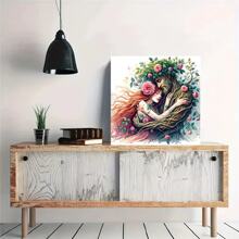 钻石画套装成人 DIY 钻石艺术套装初学者全钻圆形钻石圆点画宝石艺术套装家居墙面装饰礼物