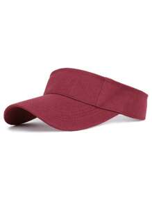 Summer Sun Hats Men Women Cotton Adjustable Visor UV Protection Top Empty Solid Sport Tennis Golf Running Sunscreen Baseball Cap