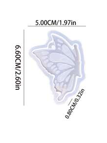 Resin Epoxy Molds For DIY Crafts - Crystal Teardrop, Origami Crane, Butterfly Pendant Jewelry Making Silicone Molds - White - View 8