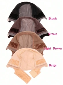 Spitze Perücken Griff-Kappe für Frauen 4x5 transparente Spitze Perücken Kappe rutschfester Perückenhalter Stirnband mit Silikon zum Fixieren von Perücken Verstellbarer Spitze Perücken Griff damit Ihre Perücken klebefrei bleiben