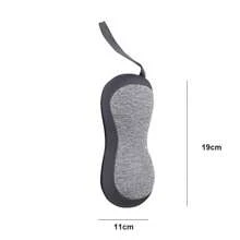 Mini Almohada de Cuello Portátil en Forma de U, Almohada de Viaje para Adultos, Almohada de Dormir para la Espalda, Almohada de Oficina, Almohada de Soporte para el Cuello - Gris Claro - Ver 9