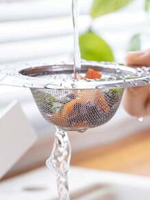 1 件厨房水槽滤网手柄、RV 厨房水槽、水槽废物过滤器、不锈钢水槽洗碗机料斗、餐厅水槽过滤器、不锈钢厨房水槽过滤器排水过滤器塞废物收集器工具 - 銀色 - 查看 4