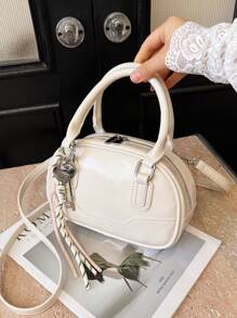 Sac à main de qualité premium pour femme, nouveau design de sac de bowling à la mode, sac polyvalent avec épaule et poignée supérieure