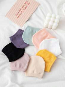 Damskie niewidoczne skarpetki z przodu na pół stopy, silikonowe antypoślizgowe niewidoczne skarpetki, pasujące do biznesu skarpetki na lato