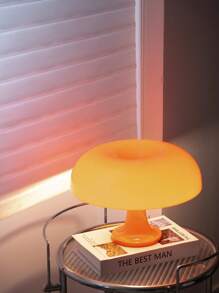 1 pieza Lámpara de interfaz USB de acrílico con 3 luces de color, lámpara de escritorio en forma de hongo adecuada para sala de estar, estudio, dormitorio, mesita de noche