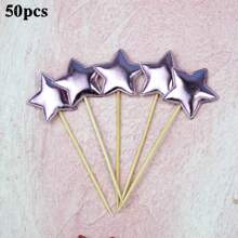Shiny Reflective Cake Decorations, Multi-Color Options, Suitable For Birthday Party, Dinner, Halloween, Easter, Christmas, Versatile For Daily Use And Gift Giving