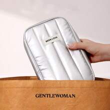 时尚数码袋，便携式手机包，大容量旅行者数据线收纳包，移动电源手拿包 - 彩色 - 查看 8