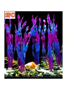1/5/10 件人造水生植物水族箱植物玻璃容器鱼缸装饰品装饰植物用于装饰鱼缸 - 彩色 - 查看 12