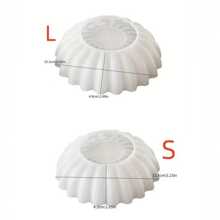 Silicone Mold Set - Flower Shaped Storage Bowl, Wavy Striped Planter, Round Candle Cup, Resin Molds, Concrete Molds