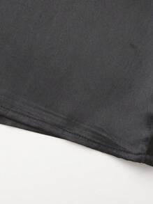 Bata larga de estilo para hombres, bata larga casual y bordada negra para hombres jóvenes árabes
