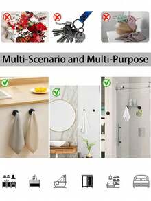 Ganchos con ventosas fuertes, ganchos con ventosas de vacío para ducha, de silicona, adhesivos y extraíbles, ventosas para ventanas con ganchos, ganchos adhesivos para pared, ganchos autoadhesivos, portatoallas, colgador de bolsas para puerta