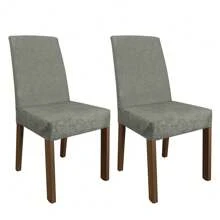 Kit De 2 Sillas De Comedor 4255 Madesa Marrón/plata