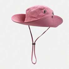 1 件男女通用多色夏季户外太阳帽，适合男士和女士，透气防紫外线渔夫帽，适合旅行、徒步旅行的牛仔帽