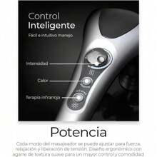 Raganet, Masajeador Eléctrico, Doble Cabezal Infrarrojo Para Cuerpo Completo, Relajante, Fácil de Usar - Blanco - Ver 5