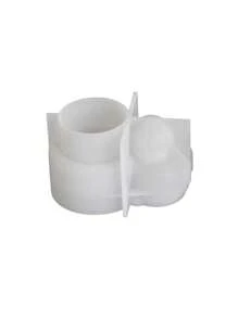Molde de silicona en forma de taza con conejo de Pascua para vela, base de vela de aromaterapia con conejo, molde de yeso para vela con conejito lindo, molde de resina para porta velas y decoración artística para el hogar